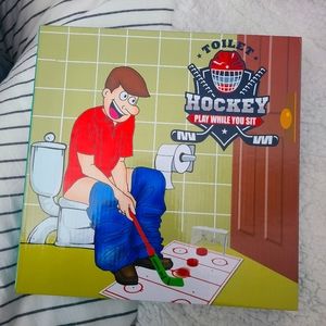 Toliet hockey game